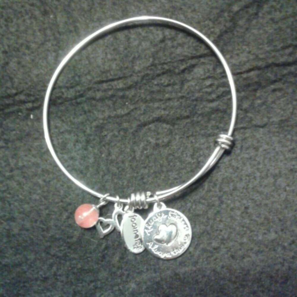 Footnotes too always sisters bracelet